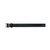 Bonded Leather Garrison Belt - Chrome