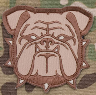 CLEARANCE - Bulldog Head Patch - Mil-Spec Monkey