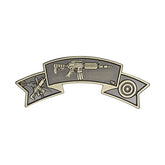 Center Mass Patrol Rifle Qualification Pin - 2 x 3/4 inches