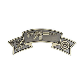 Center Mass Patrol Rifle Qualification Pin - 2 x 3/4 inches