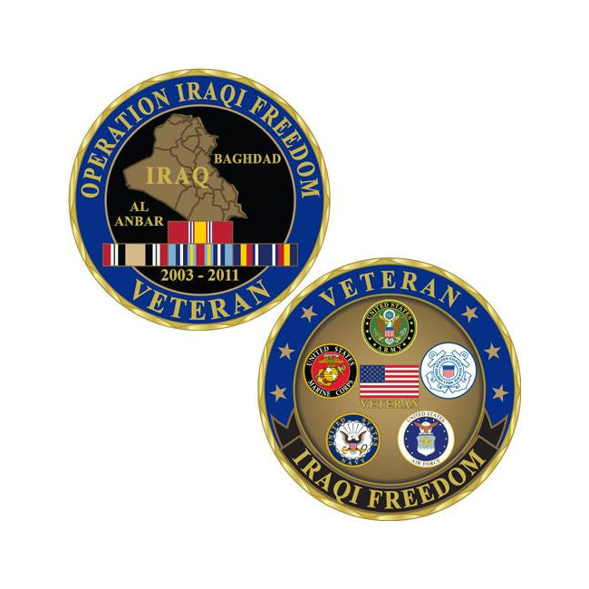 Operation Iraqi Freedom Iraq War Veteran Challenge Coin