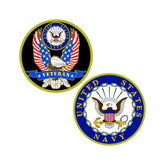 U.S. Navy Veteran Challenge Coin