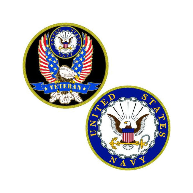 U.S. Navy Veteran Challenge Coin