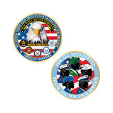 American Warriors Challenge Coin