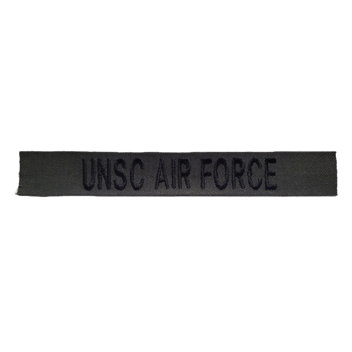 Charcoal Gray Name Tape - SEW ON - Fabric Material