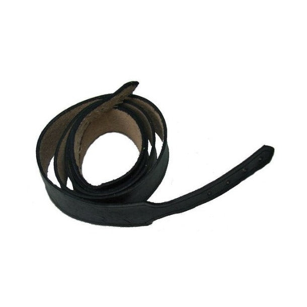 Civil War Reproduction Black Leather Cartridge Box Sling - 70 Inches