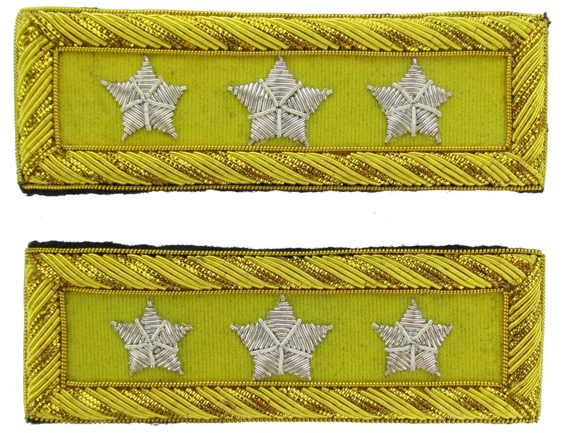 Civil War U.S. Union Officer Shoulder Board Rank - CAVALRY LT GENERAL