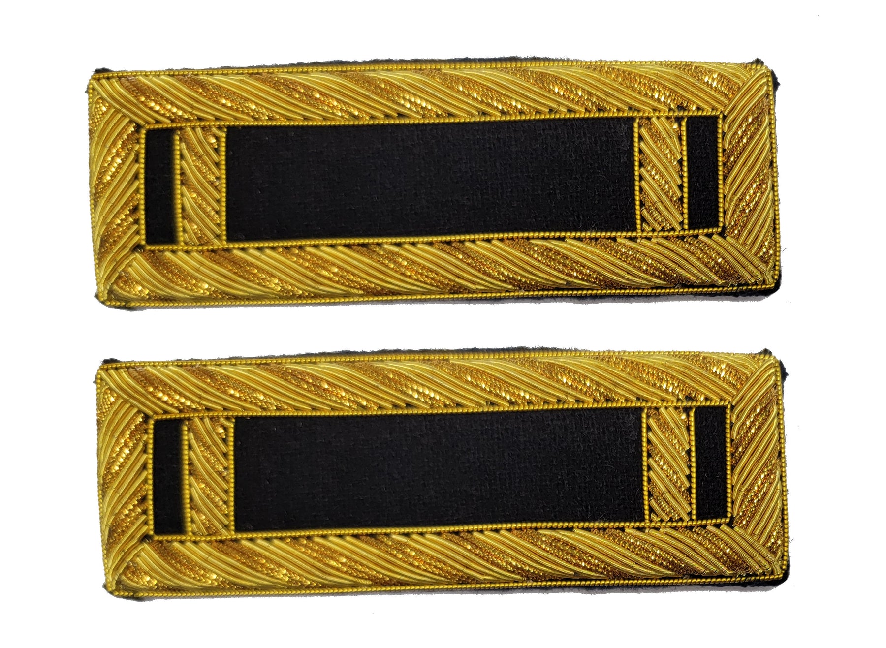 Civil War Shoulder Strap Insignia - Black Staff 1LT