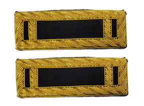 Civil War Shoulder Strap Insignia - Black Staff 1LT