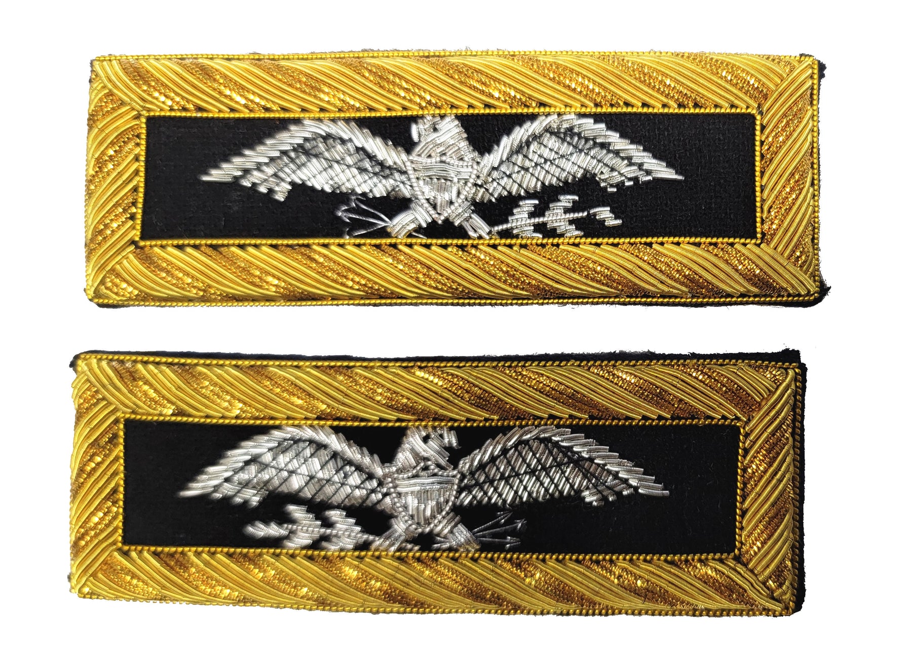 Civil War Shoulder Strap Insignia - Black Staff Colonel