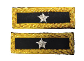 Civil War Shoulder Strap Insignia - Black Staff General