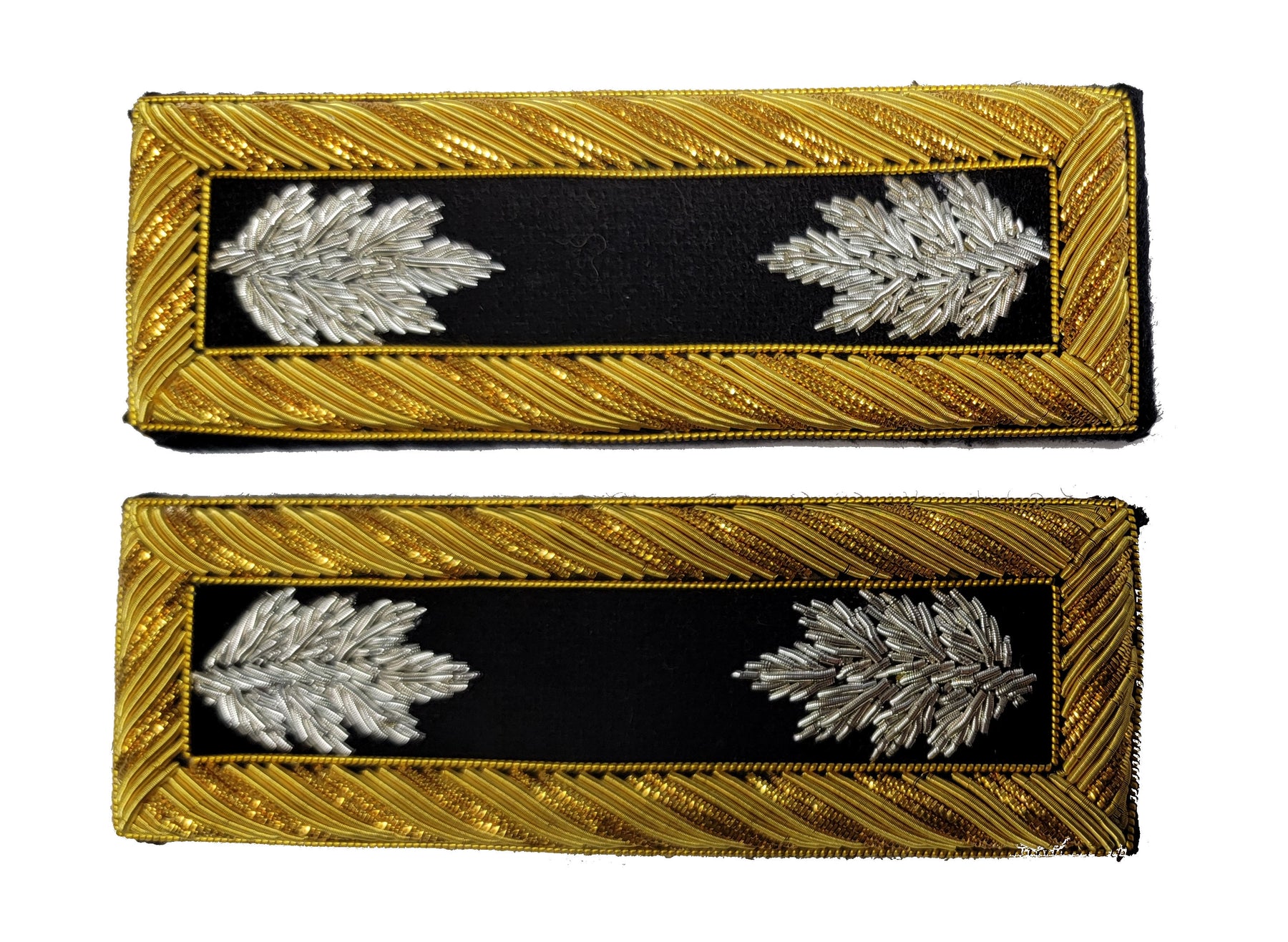 Civil War Shoulder Strap Insignia - Black Staff Lt. Colonel