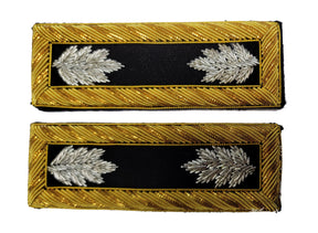 Civil War Shoulder Strap Insignia - Black Staff Lt. Colonel