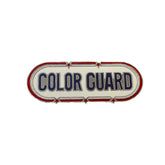 Color Guard Red, White and Blue Metal Pin