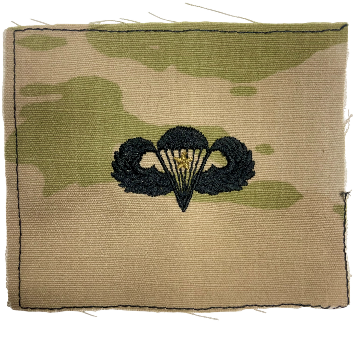 Combat Parachutist - U.S. Army Sew-On Badge - 3 Color OCP