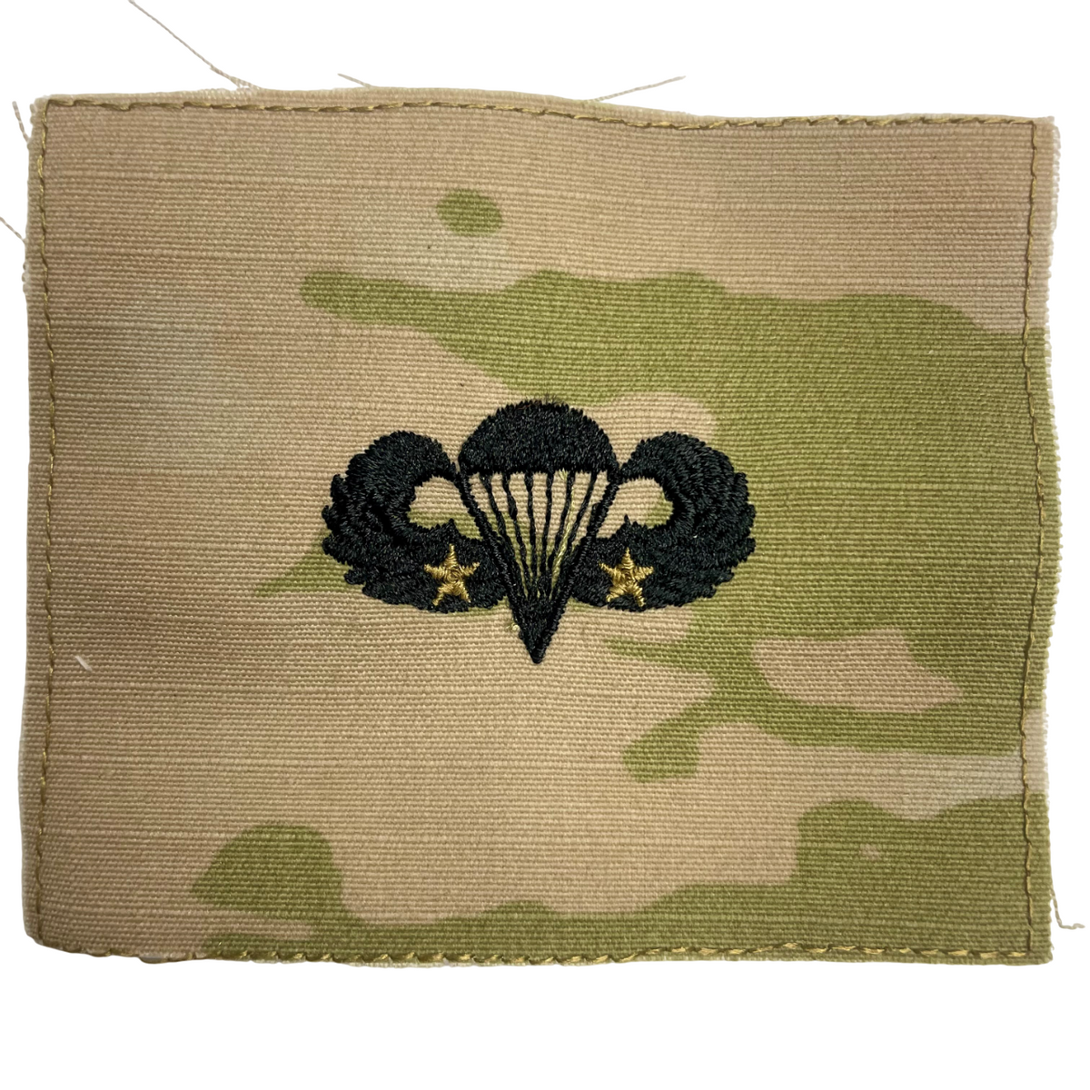 Combat Parachutist - U.S. Army Sew-On Badge - 3 Color OCP