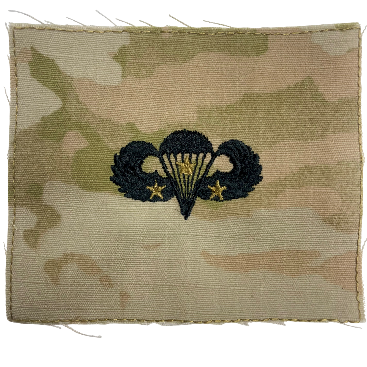 Combat Parachutist - U.S. Army Sew-On Badge - 3 Color OCP