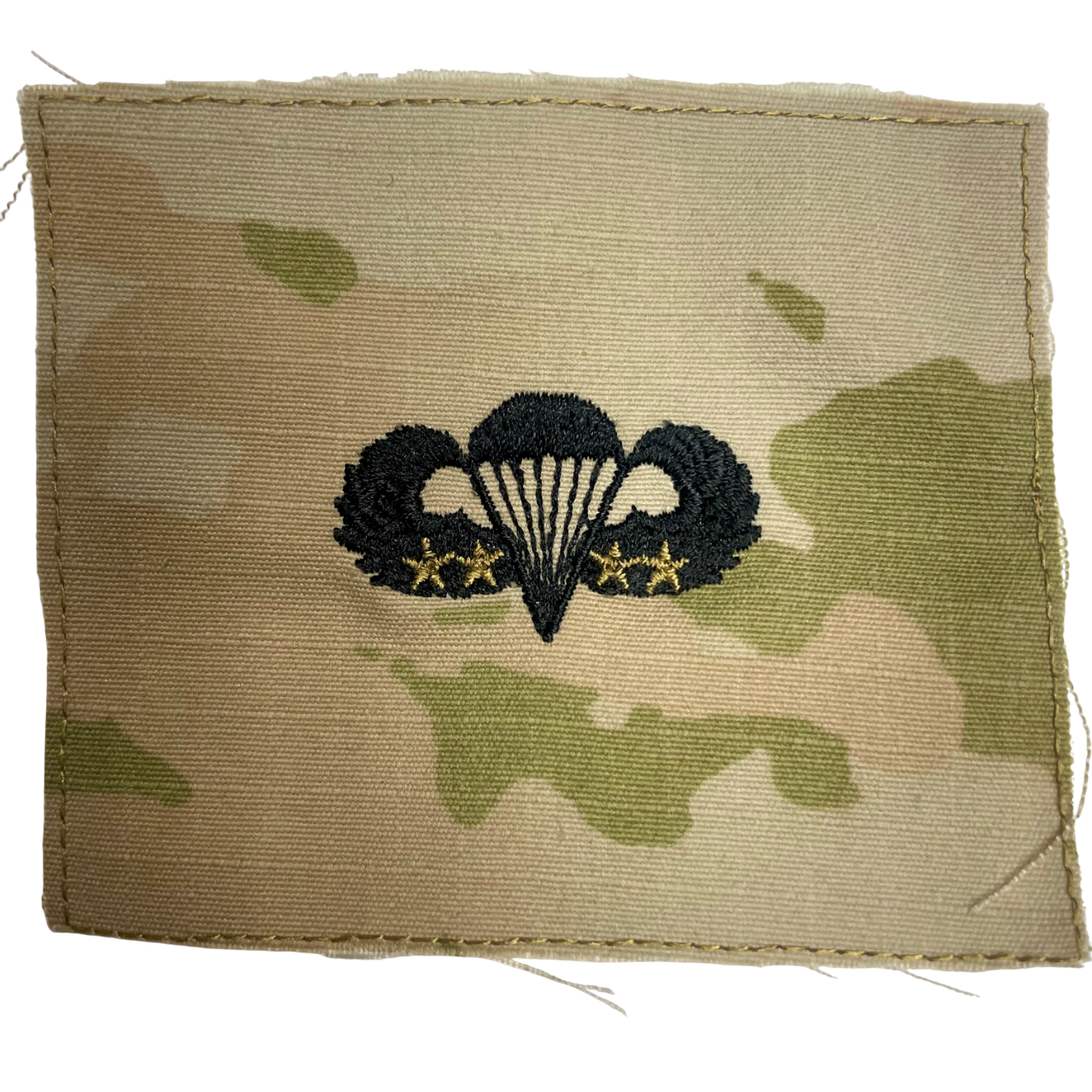 Combat Parachutist - U.S. Army Sew-On Badge - 3 Color OCP