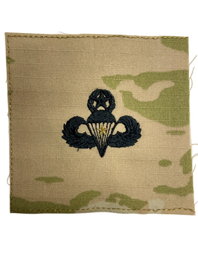 Combat Parachutist - U.S. Army Sew-On Badge - 3 Color OCP