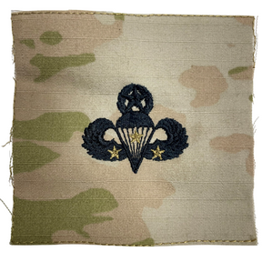 Combat Parachutist - U.S. Army Sew-On Badge - 3 Color OCP