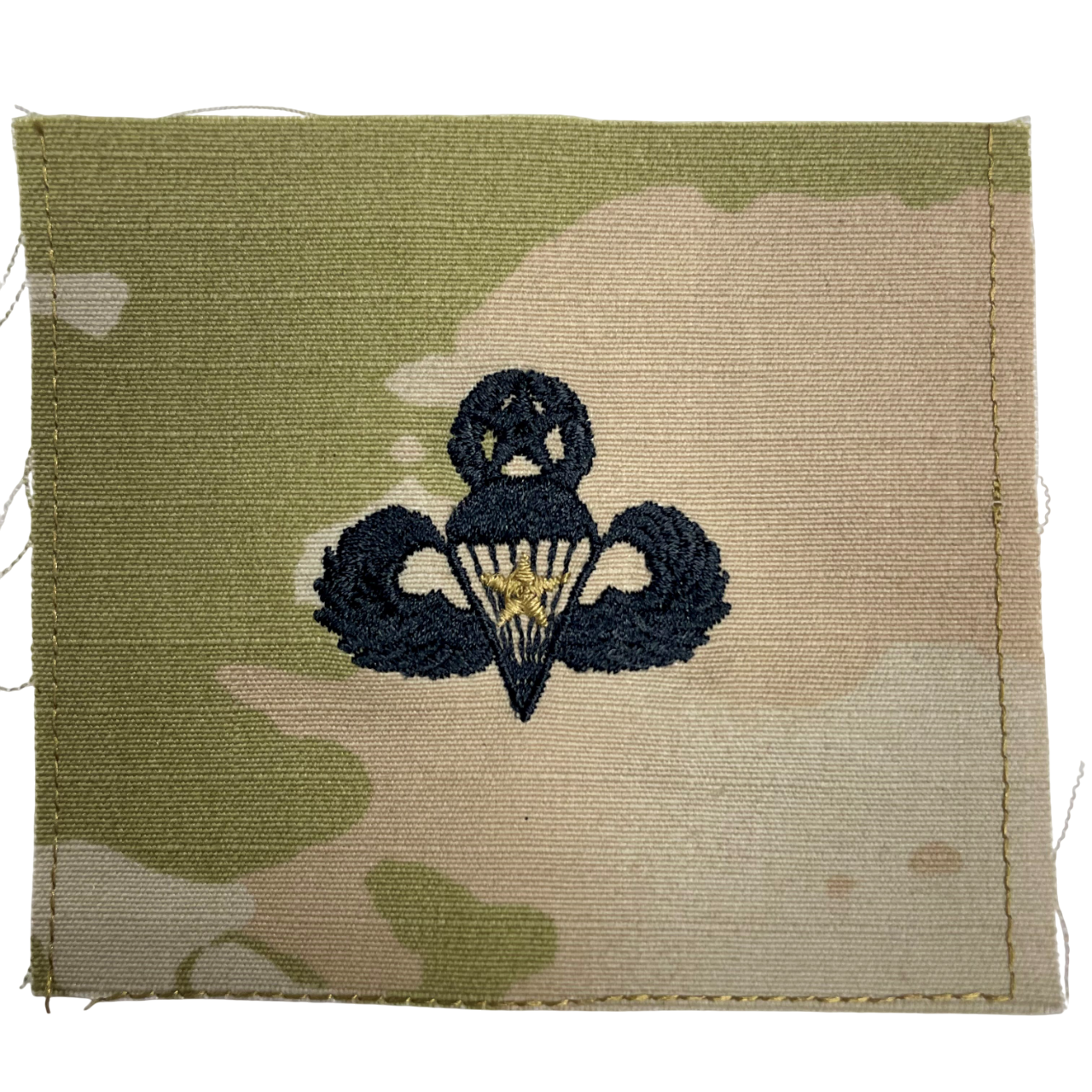 Combat Parachutist - U.S. Army Sew-On Badge - 3 Color OCP