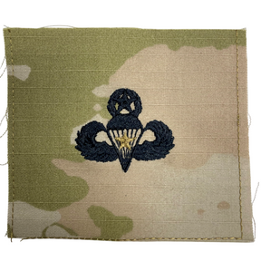 Combat Parachutist - U.S. Army Sew-On Badge - 3 Color OCP