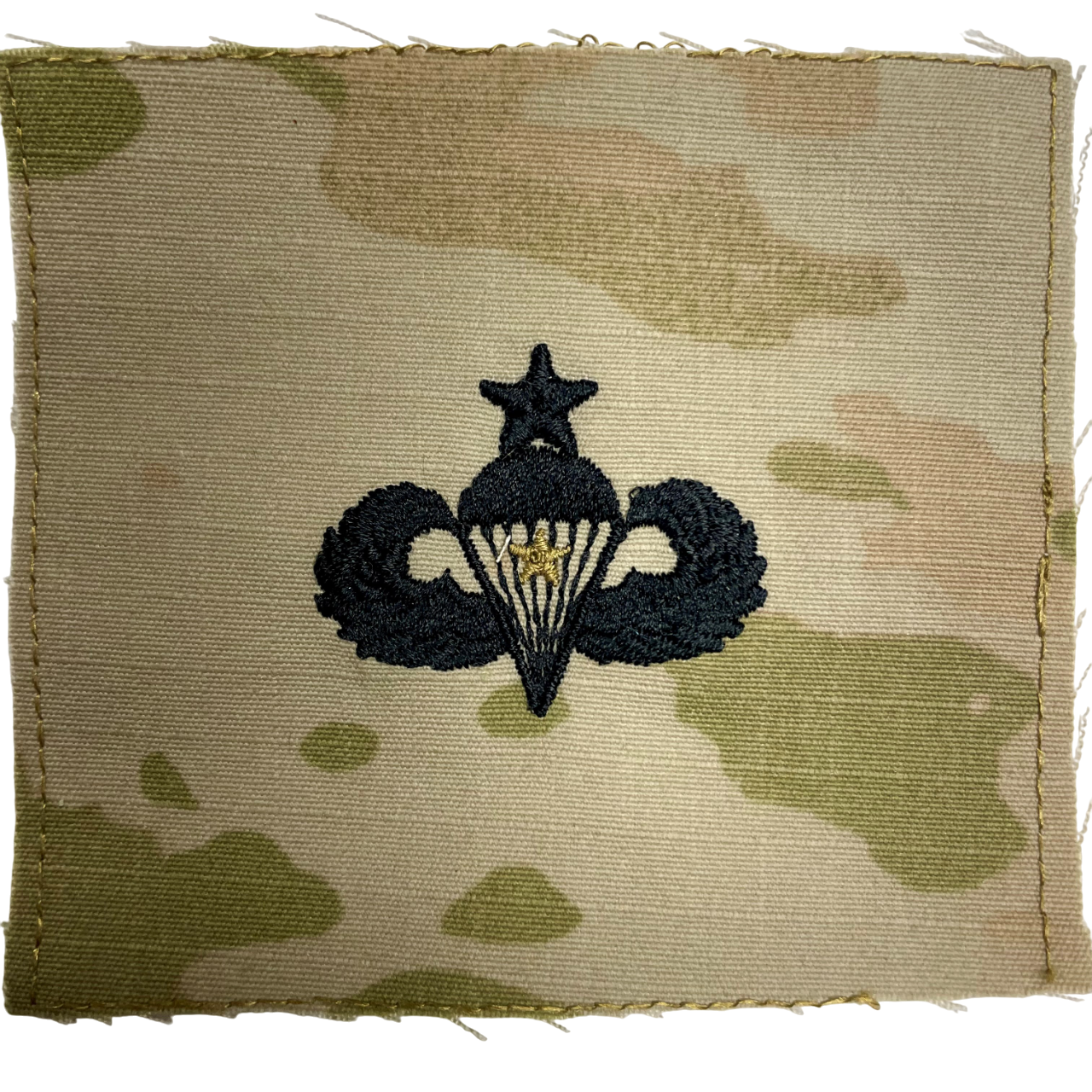 Combat Parachutist - U.S. Army Sew-On Badge - 3 Color OCP