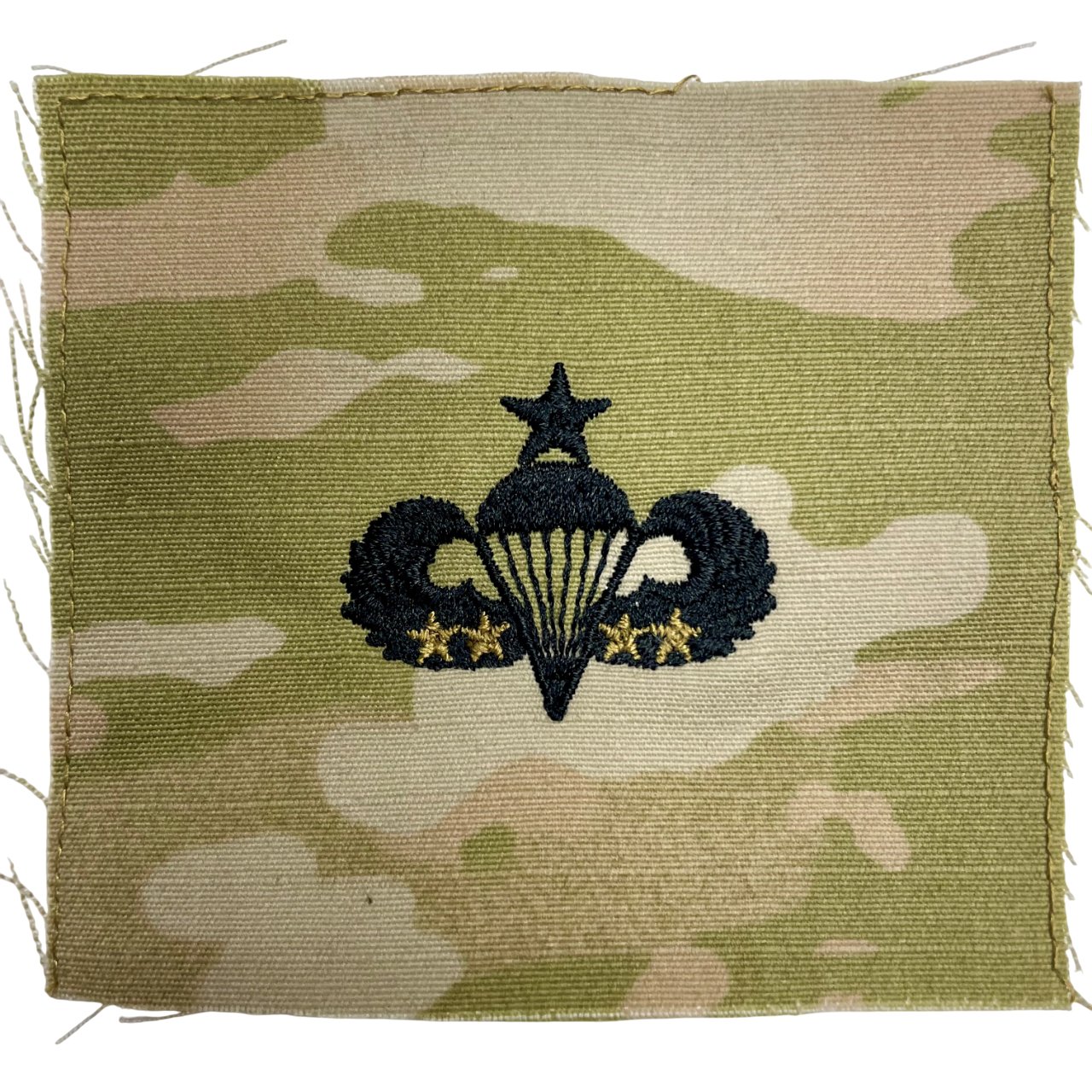 Combat Parachutist - U.S. Army Sew-On Badge - 3 Color OCP