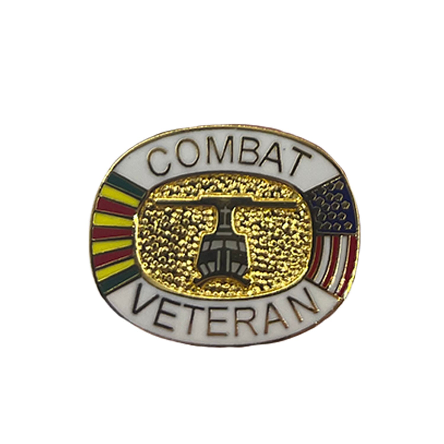 Combat Veteran Metal Pin