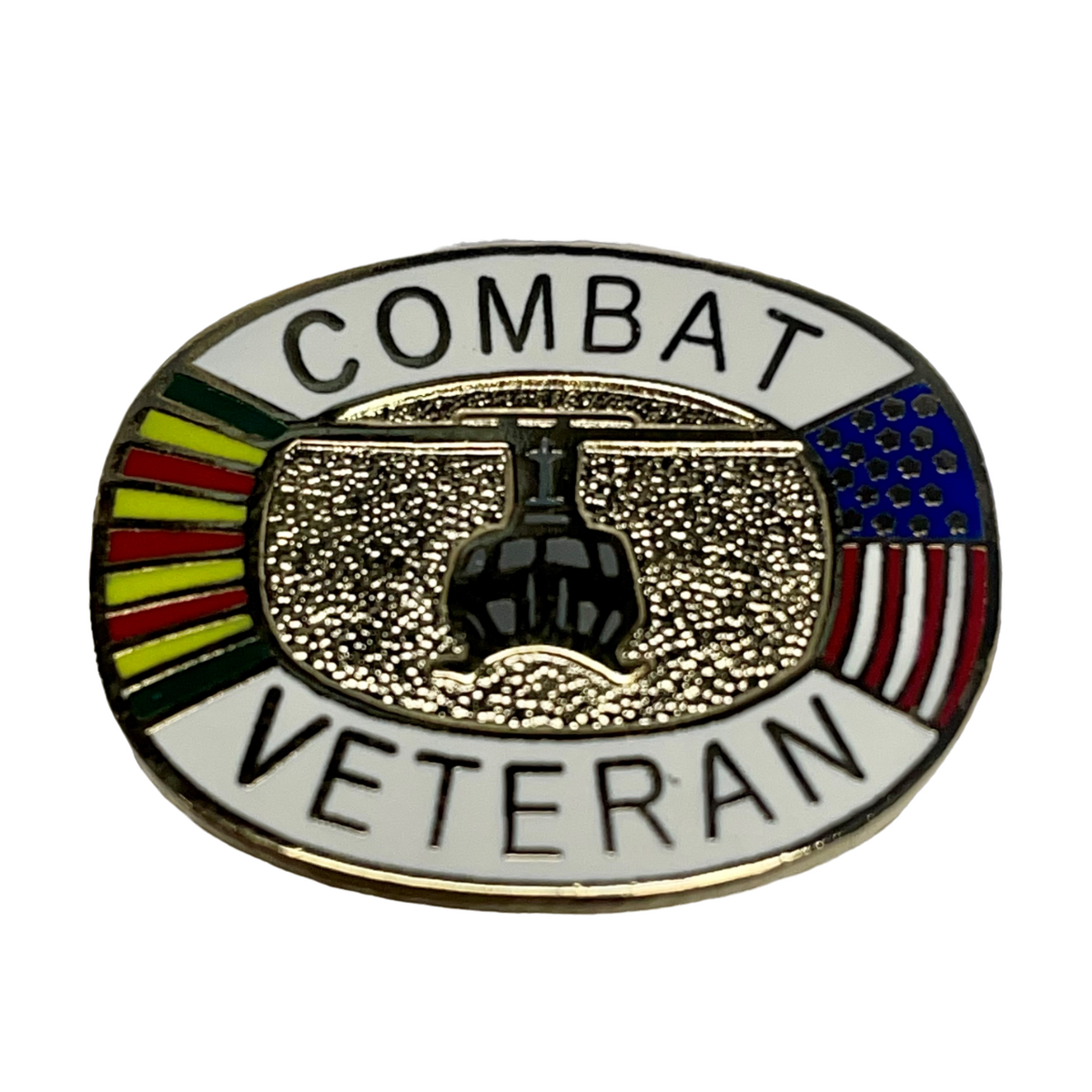 Combat Veteran Pin  - Size 1 inch - CLEARANCE!