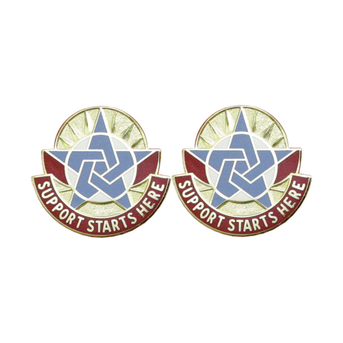 COMBINED ARMS SUPPORT COMMAND FT LEE Distinctive Unit Insignia - Pair