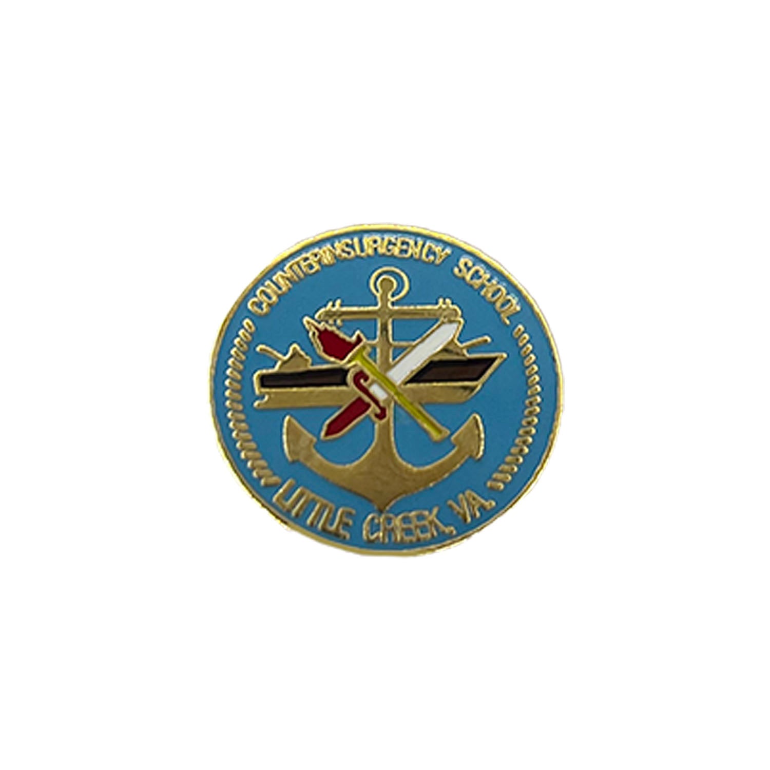 Counterinsurgency School Metal Pin - CLEARANCE!