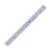 U.S. Air Force with Wing Logo - Window Strip Decal