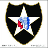 2nd Infantry Division Sticker Decal