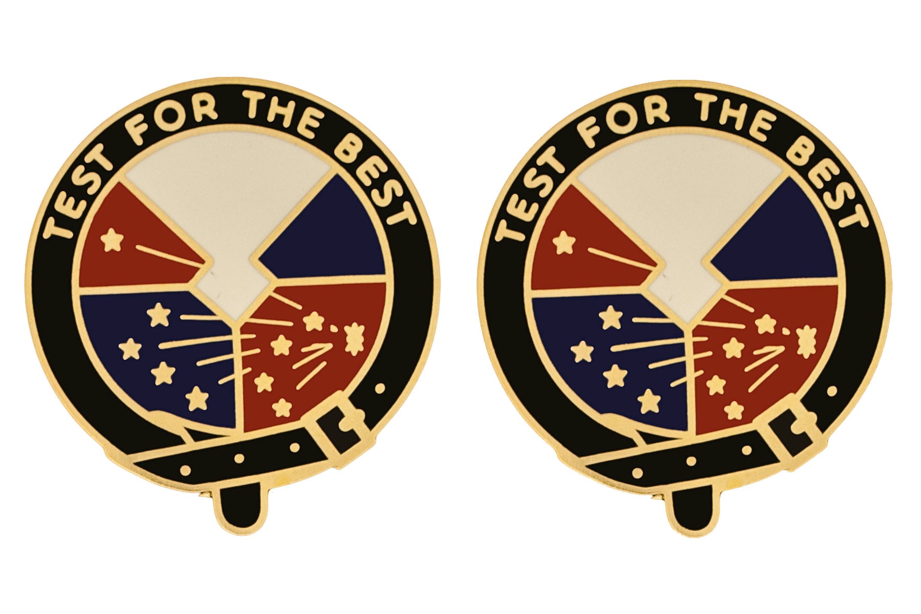 Test and Evaluation Distinctive Unit Insignia - Pair - TEST FOR THE BEST