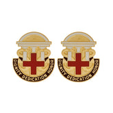 Dwight D Eisenhower Army Medical Center Unit Crest - Pair - DIGNITY DEDICATION HONOR