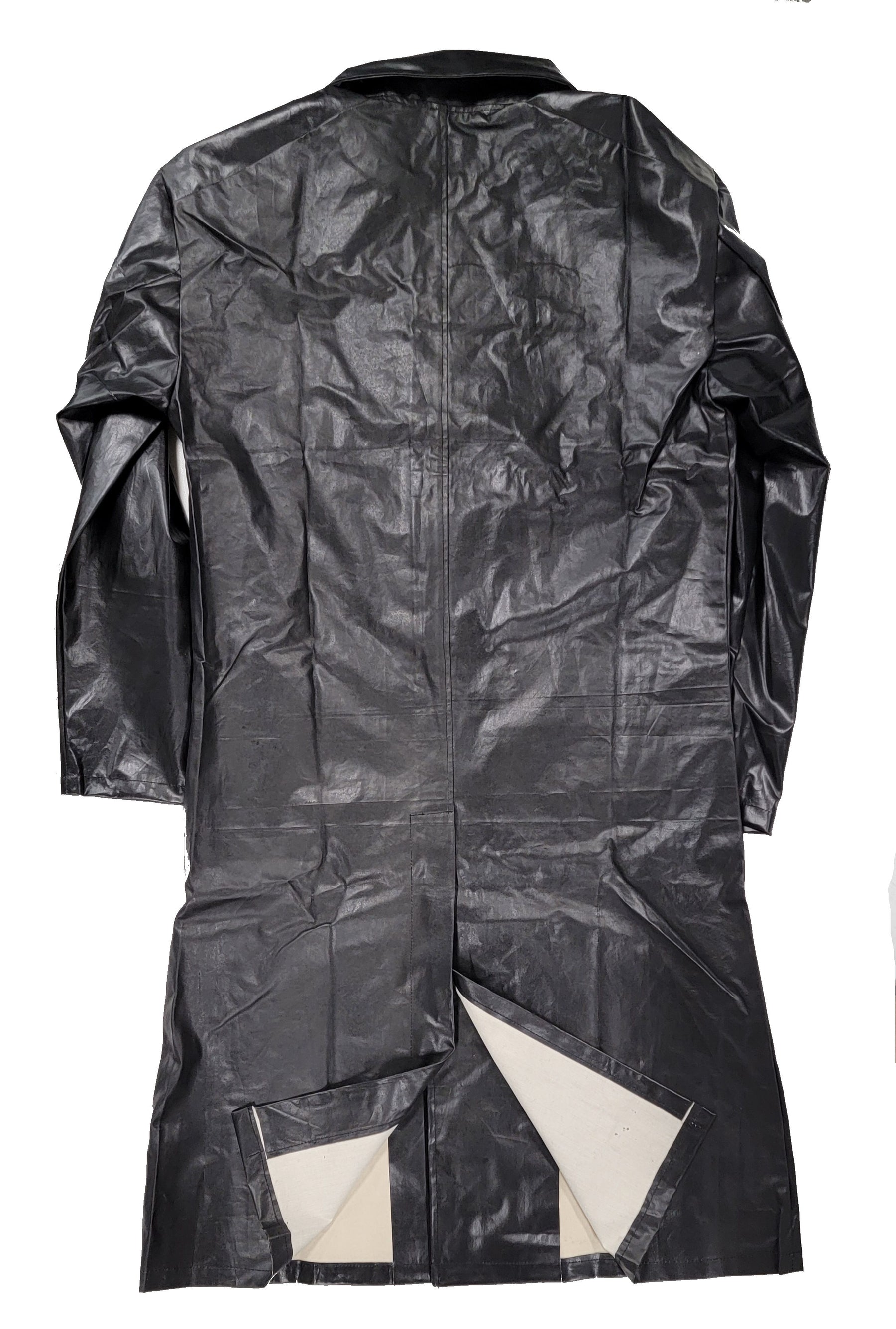 Civil War Rubberized Raincoat - Unlined Double Breasted