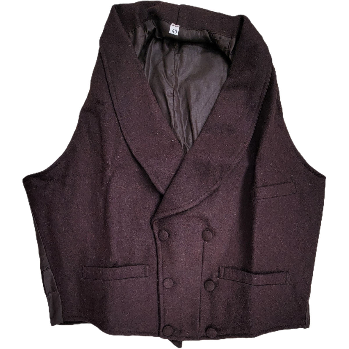 Civilian Double Breasted Waist Coat with Two Bottom Pockets