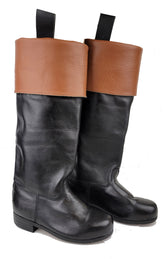 Reproduction Colonial Men's Riding Boots - Genuine Leather Boots