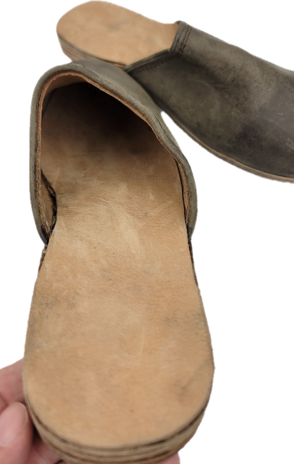 Reproduction Colonial Mules - Leather Slippers