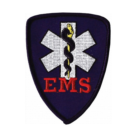 Emergency Medical Services Patch with Blue Shield
