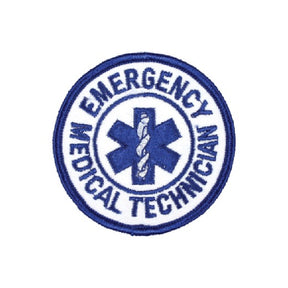 Emergency Medical Technician (EMT) Round Patch - Blue