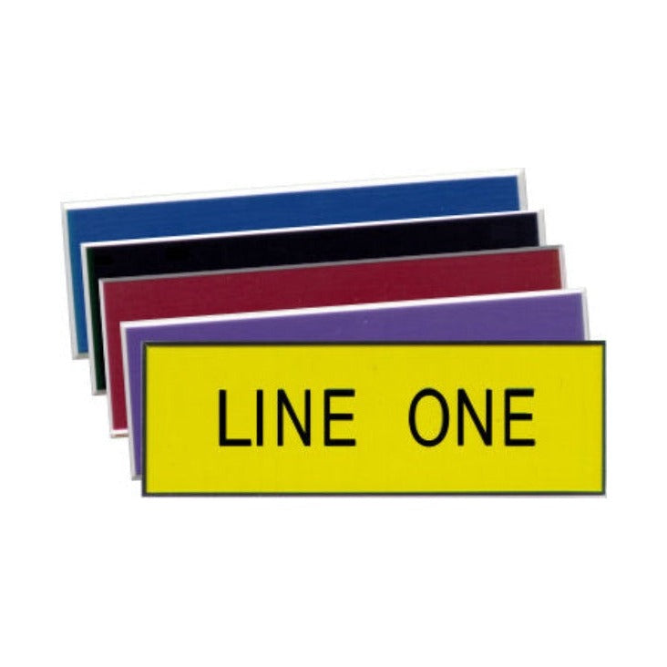 Engraved Name Plate - One Line