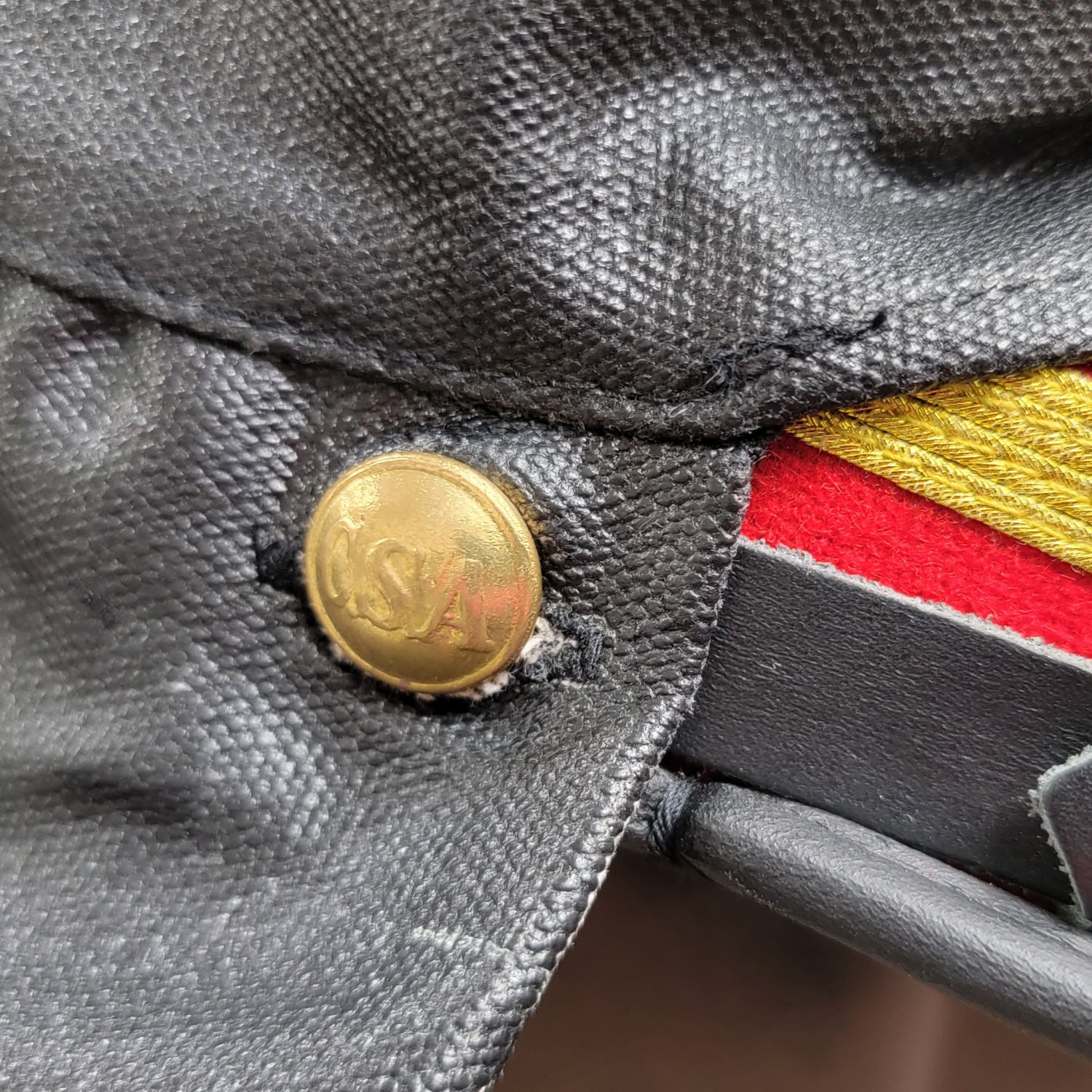 Civil War Tarred Canvas Kepi Cover