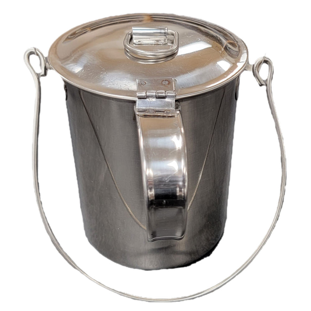 Civil War Stainless Steel Mucket - Cup with Lid