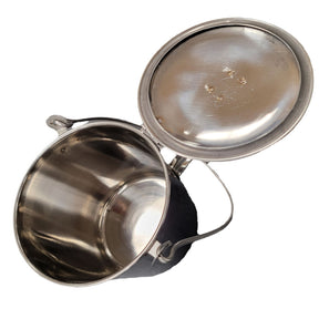 Civil War Stainless Steel Mucket - Cup with Lid