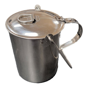 Civil War Stainless Steel Mucket - Cup with Lid