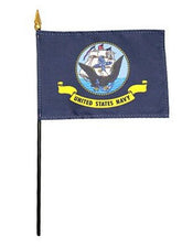 CLEARANCE - U.S. Navy Flag with Stick