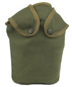 CLEARANCE - French Airborne Style Oversized Canvas Canteen Cover