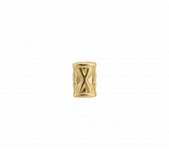 Gold Hourglass Ribbon Device - 5/16 inch